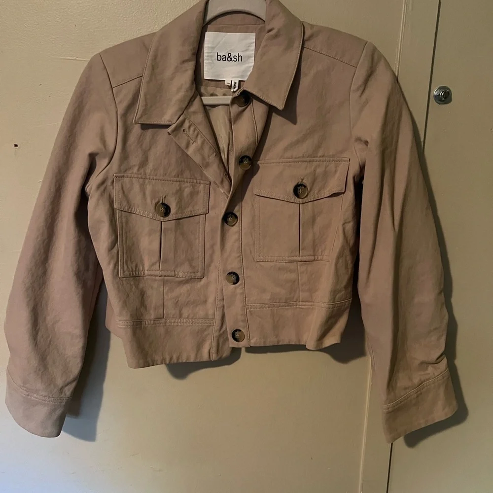ba&sh Beige Utility Jacket - Picture 4 of 5